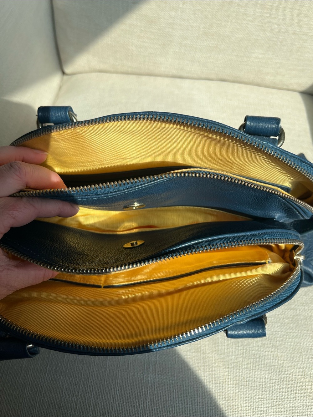 Navy Blue Purse - Picture 6 of 10